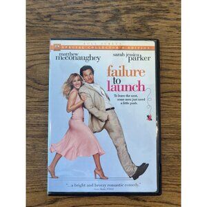 Failure To Launch DVD 2006 Romantic Comedy Movie Matthew McConaughey Pre-Owned